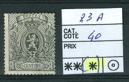 N° 23 A X / 1866-67 - 1866-1867 Petit Lion