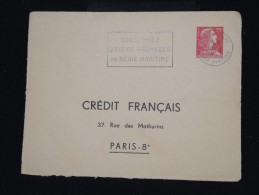 FRANCE - Entier Postal ( Enveloppe ) De Rouen Pour Paris En 1957 - à Voir - Lot P8468 - Standaardomslagen En TSC (Voor 1995)