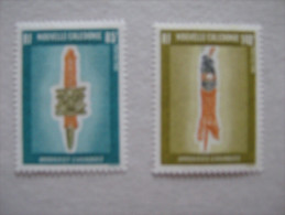 NOUVELLE CALEDONIE    P 592/593  * *    MONNAIES CANAQUES - Unused Stamps