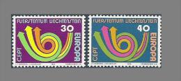 Cept 1973 Liechtenstein Mi 579/580 MNH ** YVERT 532/533 - 1973