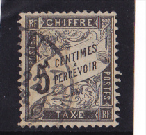 France Taxe N°14 - Oblitéré - TB - 1859-1959 Afgestempeld