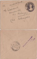 Br India, King George VI, Postal Envelope, Sent To Kishangarh, Inde Indien - Kishengarh