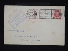 BELGIQUE - Entier Postal De Bruxelles Pour Paris En 1935 Avec Réponse - à Voir - Lot P8534 - Cartes Postales 1934-1951