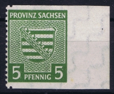 SBZ  Sachsen Mi Nr 75 X A Udr  1945 MNH/** Postfrisch RRR Cat Value 650 Euro - Ungebraucht