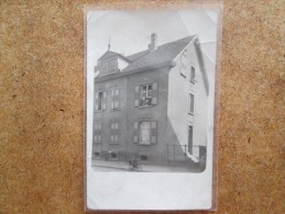 CARTE PHOTO D UNE MAISON  STRASBOURG?  ECRITE DE SCHILTIGHEIM  Petit Pli - Schiltigheim