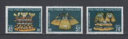 (S1196) FRENCH POLYNESIA, 1979 (Dance Costumes). Complete Set. Mi ## 287-289. MNH** - Neufs