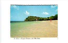 ST LUCIA A TROPICAL PARADISE IN THE WEST INDIES ,COULEUR    REF 44464 - Santa Lucia