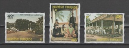 (S1202) FRENCH POLYNESIA, 1985 (Early Tahiti). Complete Set. Mi ## 425-427. MNH** - Ungebraucht
