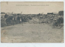 Avion (62) : Ls Ruines Du Boulevard Louis Demailly En 1919 (animé) PF. - Avion