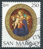 1974 SAN MARINO USATO NATALE - VA23 - Usados