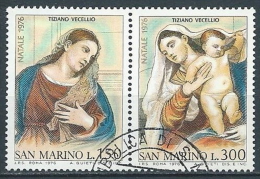 1976 SAN MARINO USATO NATALE - VA23 - Usados