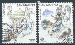 1982 SAN MARINO USATO EUROPA - VA24 - Used Stamps