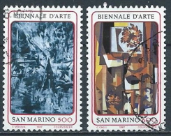 1987 SAN MARINO USATO BIENNALE D'ARTE - VA25 - Usados