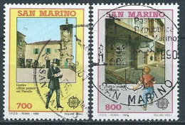 1990 SAN MARINO USATO EUROPA - VA25 - Gebraucht