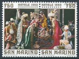 1990 SAN MARINO USATO NATALE - VA25 - Gebraucht