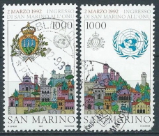 1992 SAN MARINO USATO ONU - VA25 - Gebraucht