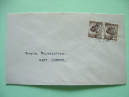 South Africa 1954 Cover To East London - Leopard - Lettres & Documents
