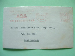South Africa 1954 Cover To East London - Antelope Machine Franking - Lettres & Documents