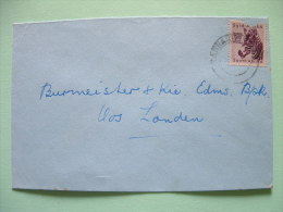 South Africa 1955 Cover To East London - Zebra (damaged) - Storia Postale