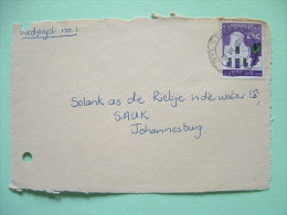 South Africa 1961 Front Of Cover To Johannesburg - Grapes - Building - Storia Postale