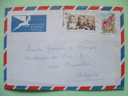 South Africa 1981 Cover To Belgium - First Government - Protea Flowers - Briefe U. Dokumente