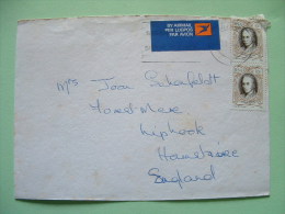 South Africa 1984 Cover To England - Pringle - Writer - Air Mail Label - Lettres & Documents