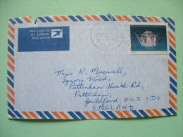 South Africa 1985 Cover To England - Teal Pot - Briefe U. Dokumente