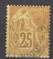 Colonies General Issues 1881 Yvert#53 Used - Alphee Dubois