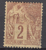 Colonies General Issues 1881 Yvert#47 Used - Alphée Dubois