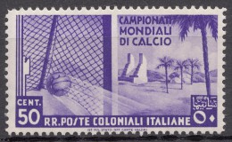 Italy Colonies General Issues 1934 Calcio Mi#77 Mint Hinged - Emissioni Generali