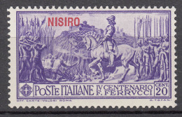 Italy Colonies Aegean Islands Nisiros (Nisiro) 1930 Ferrucci Sassone#12 Mi#26 VII Mint Hinged - Ägäis (Nisiro)
