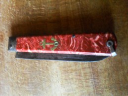 Ancien Couteau De Poche "ANCRE De MARINE" (Parapluie à L'epreuve) - Knives/Swords