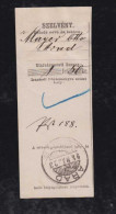 Ungarn Hungary 1898 Postal Document - Briefe U. Dokumente