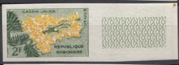 Flowers Gabon 1961, Imperforated Mint Never Hinged - Gabon
