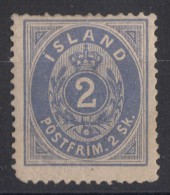 Iceland Island Ijsland 1873 Mi#1 Original Gum - Neufs