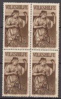 Saar 1934 Mi#171 Mint Never Hinged Block Of Four - Unused Stamps