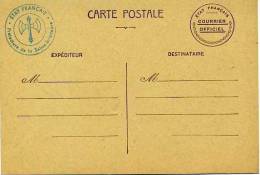 Carte  Postale De Service En Franchise Non Voyagé état Français Service Officiel - Altri & Non Classificati