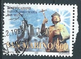 1997 SAN MARINO USATO BARTOLOMEO MARIA DAL MONTE - VA26 - Gebraucht