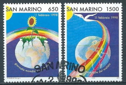 1998 SAN MARINO USATO GIORNATA DEL MALATO - VA26 - Gebraucht