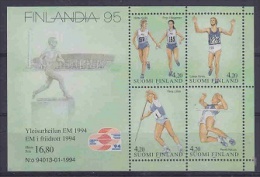 Finland 1994 Atletics / Finlandia '95 M/s ** Mnh (23261) - Blocks & Kleinbögen