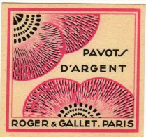 CARTE PARFUM PAVOTS D 'ARGENT - Vintage (until 1960)