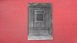 War Memorial Tablet  Stanton  RPPC Back Side Paper Spots When Removed From Album ----ref 1893 - Other & Unclassified