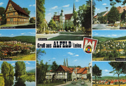 AK Alfeld -Leine -mit Hauptstrasse, Markt, Leine Alfeld Bei Hildesheim, Celle  - Selten !!! - Alfeld