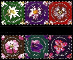Romania - 2009 - Flowers From Mount Rodna Protected Area - Mint Stamp Set - Neufs