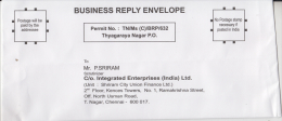 India  2000's   Business Reply Envelope  Affixing Stamp Not Required   # 85345  Inde  Indien - Covers