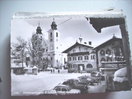 Oostenrijk Österreich Tirol St Johann Schneedorf Mit PKW - St. Johann In Tirol