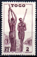 TOGO 1940 Pounding Meal  - 2c - Violet MH - Nuovi