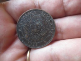 ARGENTINE - DOS CENTAVOS - 1893- TTB  VOIR PHOTOS - Argentinië