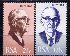 RSA+ Südafrika 1968 Mi 361-62 Mnh Fouché - Unused Stamps
