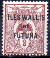 WALLIS & FUTUNA ISLANDS 1920 Bird -  2c - Brown  MH - Unused Stamps